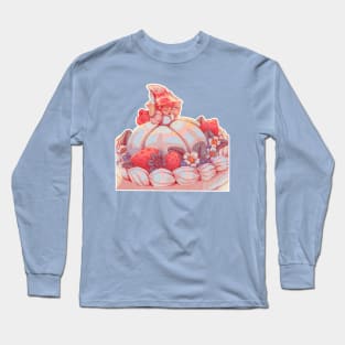 Little witch in a sweet strawberry cake Long Sleeve T-Shirt